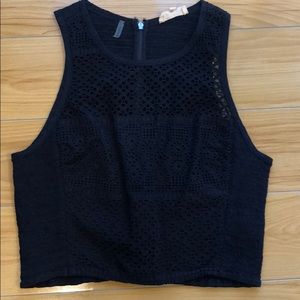 Rebecca Taylor Crochet Crop top